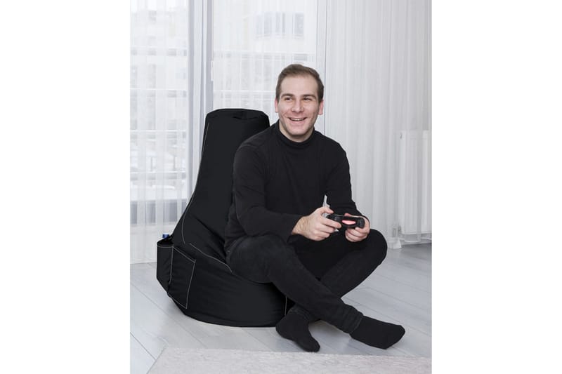 Ulkosäkkituolit Vikki säkkituoli ulkokäyttöön 70 cm Svart - Puutarhakalusteet - Puutarhatuoli - Säkkituoli ulos