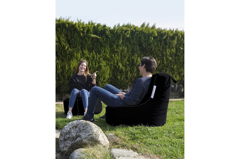 Ulkosäkkituolit Vikki säkkituoli ulkokäyttöön 70 cm Svart - Puutarhakalusteet - Puutarhatuoli - Säkkituoli ulos