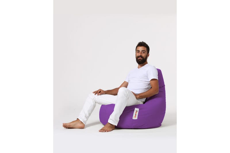 Ulkosäkkituolit Vinna säkkituoli ulkokäyttöön 80 cm Lila - Puutarhakalusteet - Puutarhatuoli - Säkkituoli ulos