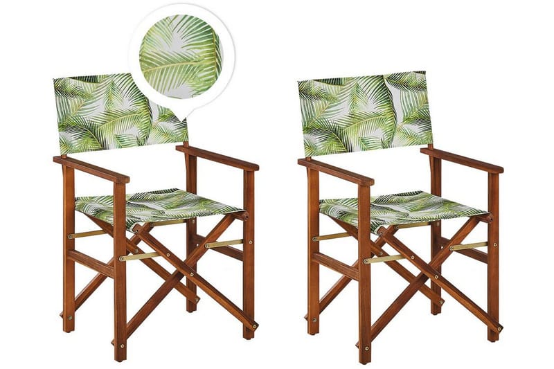 Salve Käsinojatuoli - Ruskea/Vihreä/Valkoinen - Puutarhakalusteet - Puutarhatuoli - Karmituoli ulos