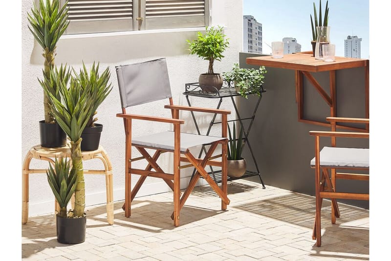 Salve Käsinojatuoli - Ruskea/Vihreä/Valkoinen - Puutarhakalusteet - Puutarhatuoli - Karmituoli ulos