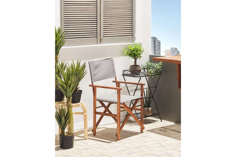 Salve Käsinojatuoli - Tummanruskea/Harmaa - Puutarhakalusteet - Puutarhatuoli - Karmituoli ulos