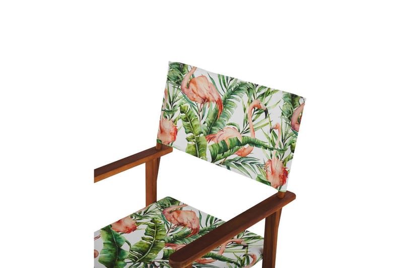 Salve Käsinojatuoli - Tummanruskea/Vihreä/Vaaleanpunainen - Puutarhakalusteet - Puutarhatuoli - Karmituoli ulos