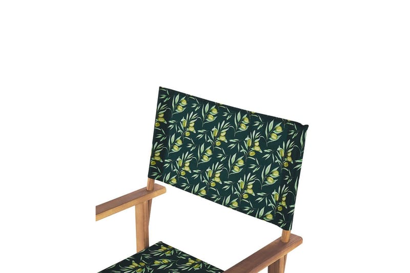 Salve Käsinojatuoli - Tummanvihreä/Valkoinen/Vaaleanruskea - Puutarhakalusteet - Puutarhatuoli - Karmituoli ulos