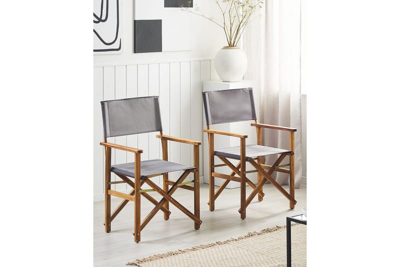 Salve Käsinojatuoli - Vaaleanruskea/Harmaa - Puutarhakalusteet - Puutarhatuoli - Karmituoli ulos