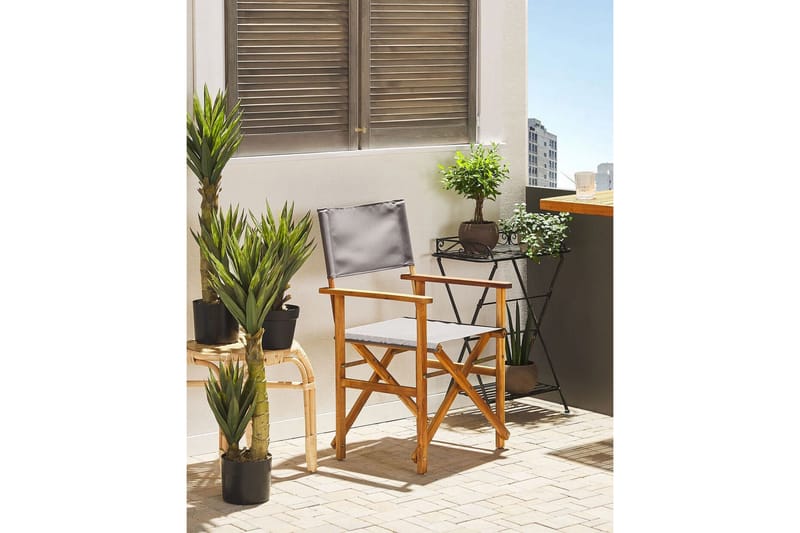 Salve Käsinojatuoli - Vaaleanruskea/Harmaa - Puutarhakalusteet - Puutarhatuoli - Karmituoli ulos