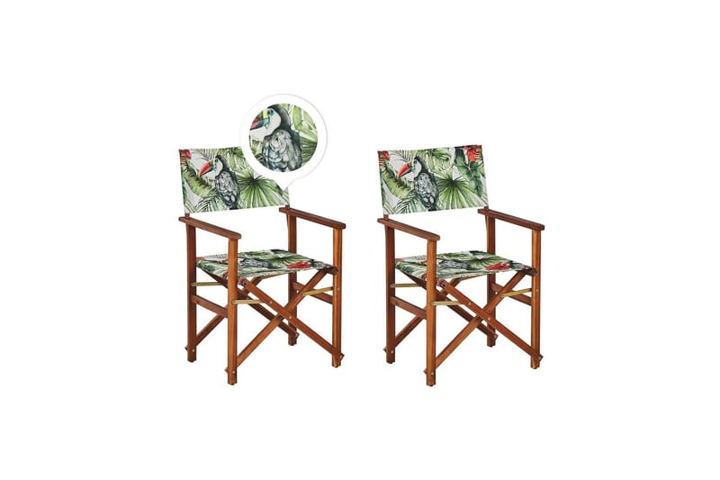 Salve Käsinojatuoli - Vihreä/Punainen - Puutarhakalusteet - Puutarhatuoli - Karmituoli ulos