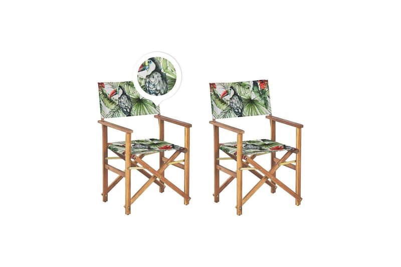 Salve Käsinojatuoli - Vihreä/Punainen - Puutarhakalusteet - Puutarhatuoli - Karmituoli ulos