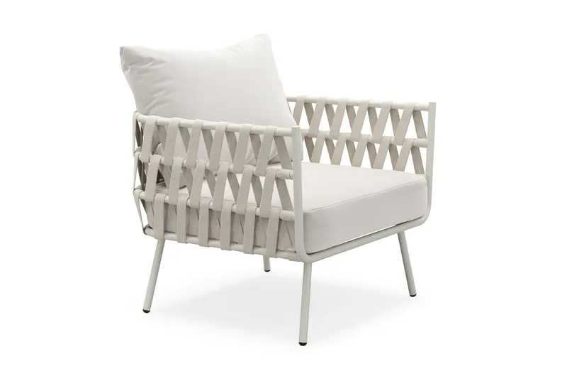 Sandina Käsinojatuoli - Beige - Puutarhakalusteet - Puutarhatuoli - Karmituoli ulos