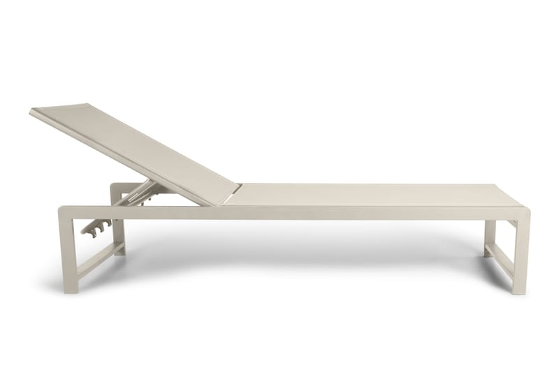 Sanna Aurinkotuoli Säädettävällä Selkänojalla - Beige - Puutarhakalusteet - Puutarhatuoli - Aurinkosänky & aurinkovaunu