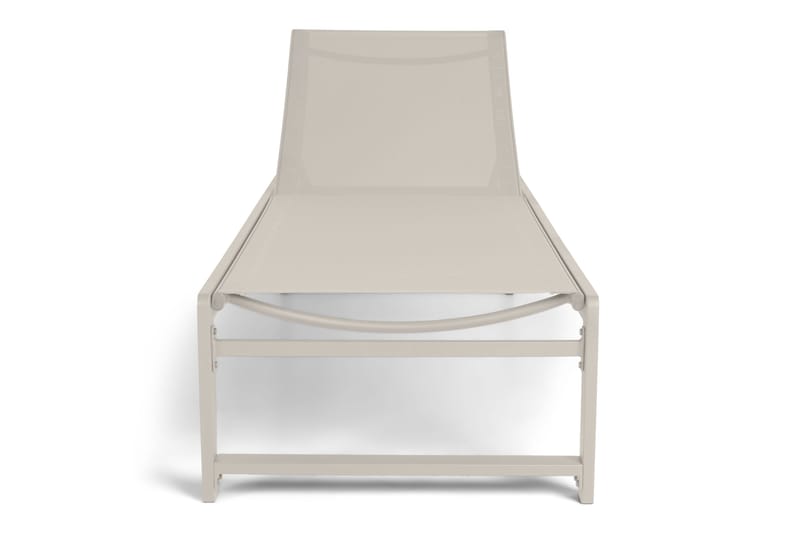 Sanna Aurinkotuoli Säädettävällä Selkänojalla - Beige - Puutarhakalusteet - Puutarhatuoli - Aurinkosänky & aurinkovaunu