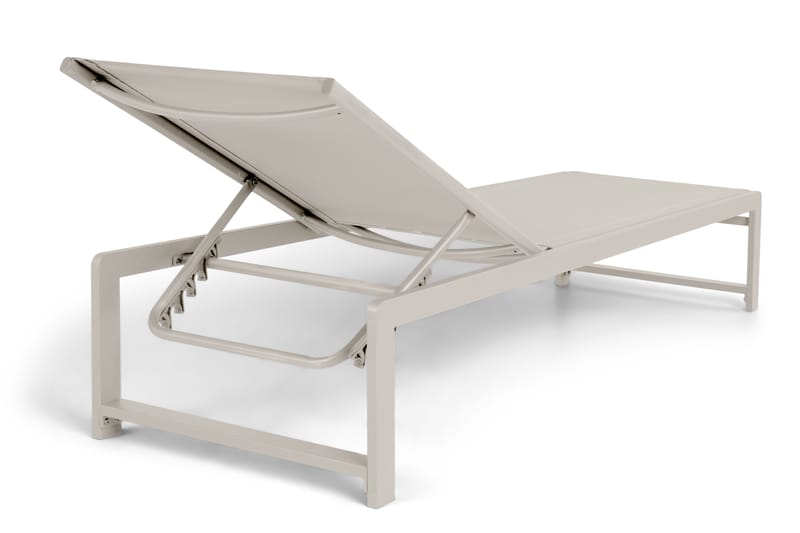 Sanna Aurinkotuoli Säädettävällä Selkänojalla - Beige - Puutarhakalusteet - Puutarhatuoli - Aurinkosänky & aurinkovaunu