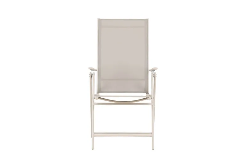 Sanna säädettävä ulkotuoli - Beige - Puutarhakalusteet - Puutarhatuoli - Säätötuoli