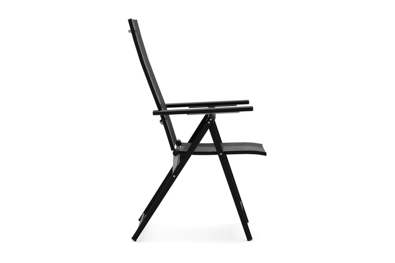 Sanna-säätötuoli ulkokäyttöön - Musta - Puutarhakalusteet - Puutarhatuoli - Säätötuoli