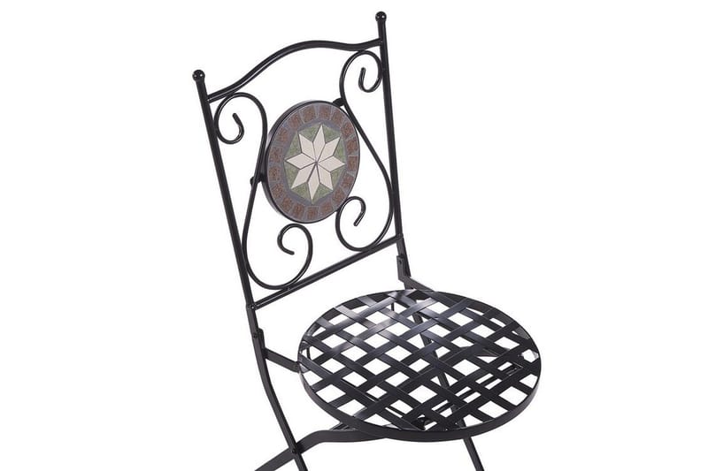 Sannicola Ruokatuoli Ulkokäyttöön - Musta - Puutarhakalusteet - Puutarhatuoli - Karmituoli ulos