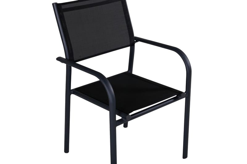 Santorini nojatuoli ulkokäyttöön - Musta - Puutarhakalusteet - Puutarhatuoli - Karmituoli ulos