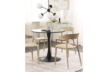 Squinzano Käsinojatuoli - Beige - Puutarhakalusteet - Puutarhatuoli - Karmituoli ulos