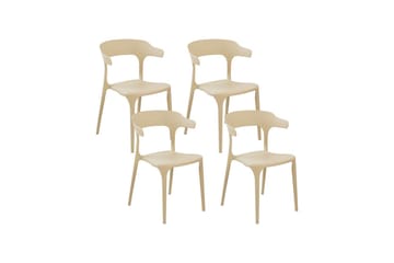 Squinzano Käsinojatuoli - Beige - Puutarhakalusteet - Puutarhatuoli - Karmituoli ulos