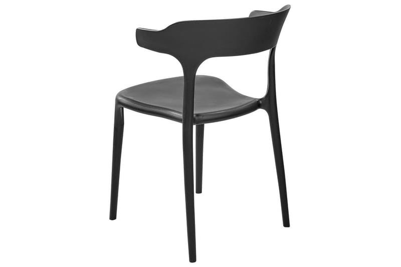 Squinzano Käsinojatuoli - Musta - Puutarhakalusteet - Puutarhatuoli - Karmituoli ulos