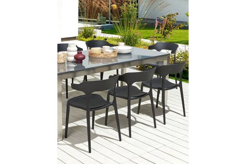 Squinzano Käsinojatuoli - Musta - Huonekalut - Tuoli & nojatuoli - Ruokapöydän tuolit