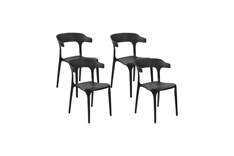 Squinzano Käsinojatuoli - Musta - Puutarhakalusteet - Puutarhatuoli - Karmituoli ulos