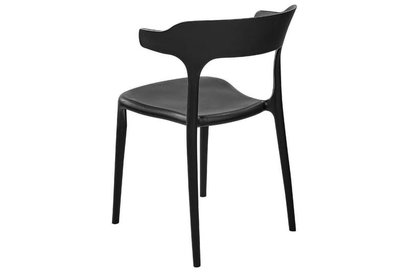 Squinzano Käsinojatuoli - Musta - Puutarhakalusteet - Puutarhatuoli - Karmituoli ulos