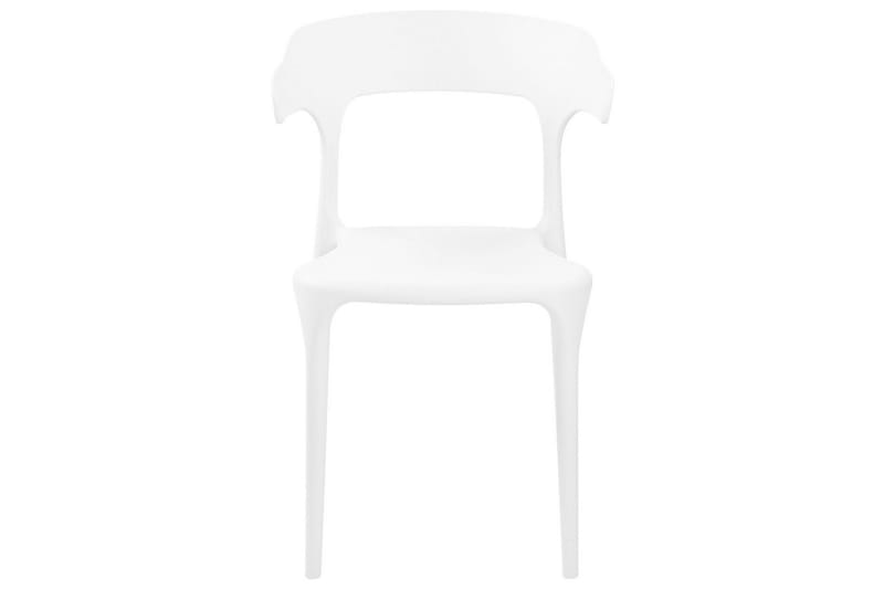 Squinzano Käsinojatuoli - Valkoinen - Puutarhakalusteet - Puutarhatuoli - Karmituoli ulos