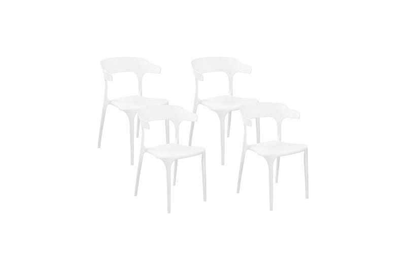 Squinzano Käsinojatuoli - Valkoinen - Puutarhakalusteet - Puutarhatuoli - Karmituoli ulos