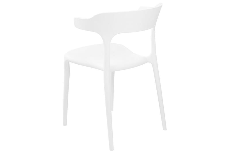 Squinzano Käsinojatuoli - Valkoinen - Puutarhakalusteet - Puutarhatuoli - Karmituoli ulos