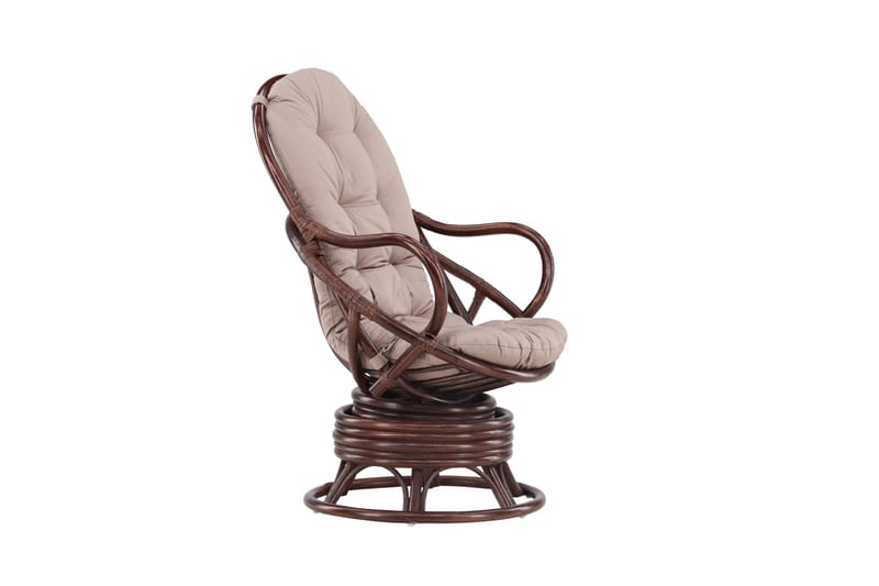 Swing Ulkotuoli - Tumma pähkinä - Puutarhakalusteet - Puutarhatuoli - Ulkotilan nojatuolit