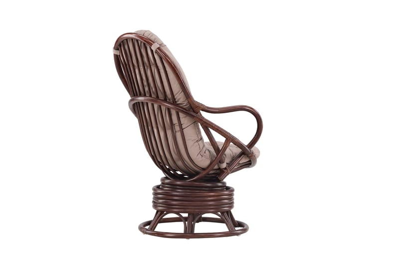 Swing Ulkotuoli - Tumma pähkinä - Puutarhakalusteet - Puutarhatuoli - Ulkotilan nojatuolit