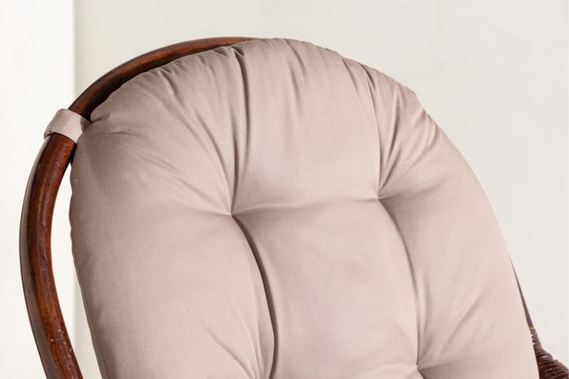 Swing Ulkotuoli - Tumma pähkinä - Puutarhakalusteet - Puutarhatuoli - Ulkotilan nojatuolit