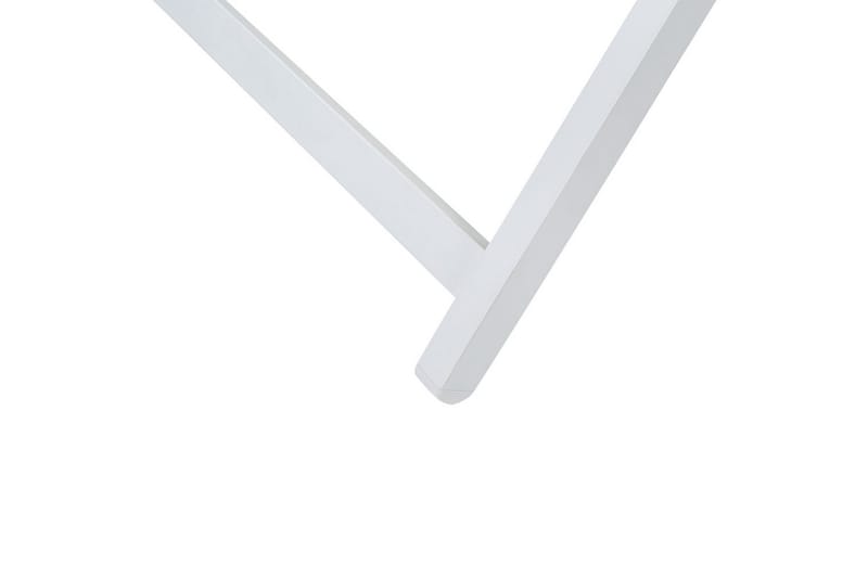 Taittuva lepotuoli Locri II - Harmaa, valkoinen - Puutarhakalusteet - Puutarhatuoli - Aurinkotuoli