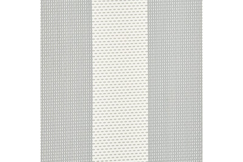 Taittuva lepotuoli Locri II - Valkoinen, Harmaa - Puutarhakalusteet - Puutarhatuoli - Aurinkotuoli