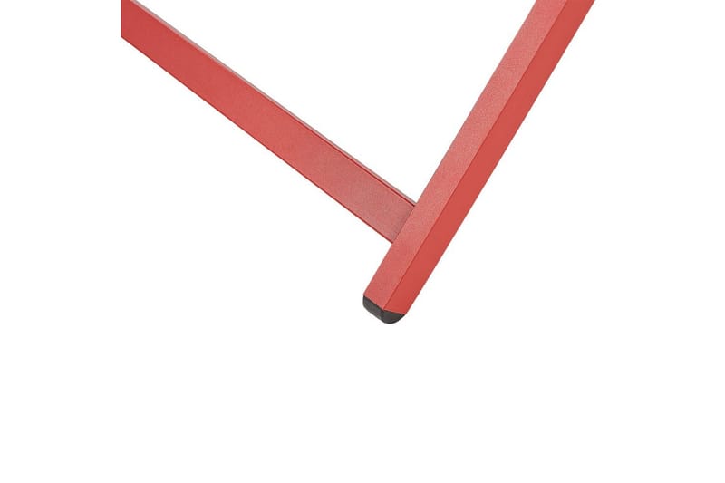 Taittuva lepotuoli Locri II - Punainen - Puutarhakalusteet - Puutarhatuoli - Aurinkotuoli