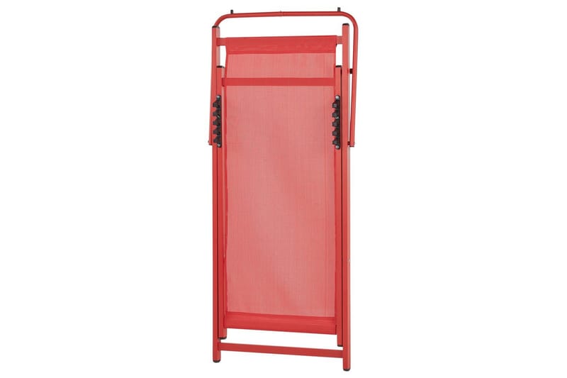 Taittuva lepotuoli Locri II - Punainen - Puutarhakalusteet - Puutarhatuoli - Aurinkotuoli