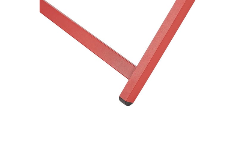 Taittuva lepotuoli Locri II - Punainen - Puutarhakalusteet - Puutarhatuoli - Aurinkotuoli