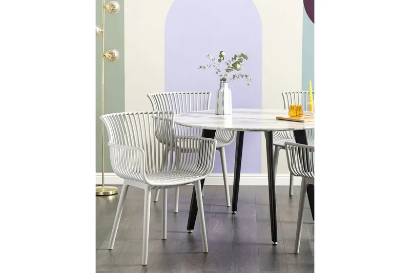 Taurisano Käsinojatuoli - Harmaa - Puutarhakalusteet - Puutarhatuoli - Karmituoli ulos