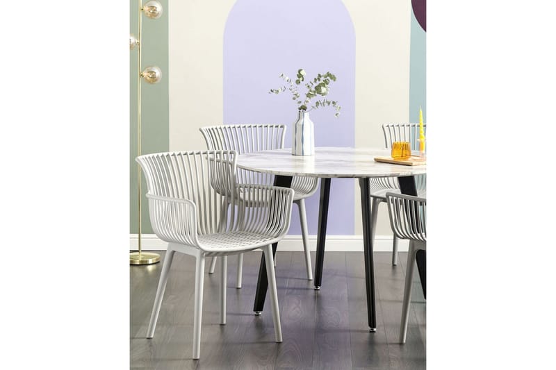 Taurisano Käsinojatuoli - Harmaa - Puutarhakalusteet - Puutarhatuoli - Karmituoli ulos