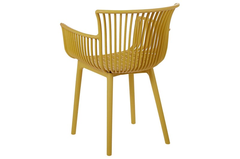 Taurisano Käsinojatuoli - Keltainen - Puutarhakalusteet - Puutarhatuoli - Karmituoli ulos