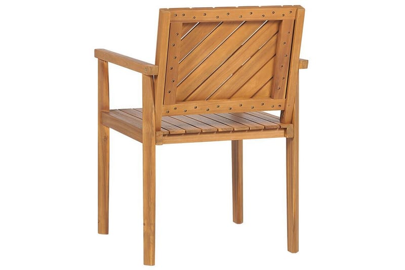 Taviano Käsinojatuoli - Vaalean Ruskea - Puutarhakalusteet - Puutarhatuoli - Karmituoli ulos