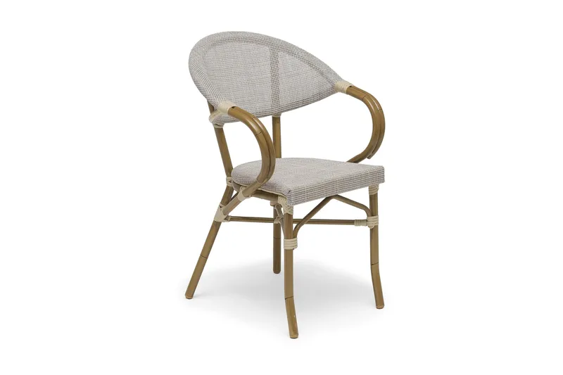 Hillerstorp Äppelhed Café-tuoli - Harmaa - Puutarhakalusteet - Puutarhatuoli - Ulkotilan ruokatuoli