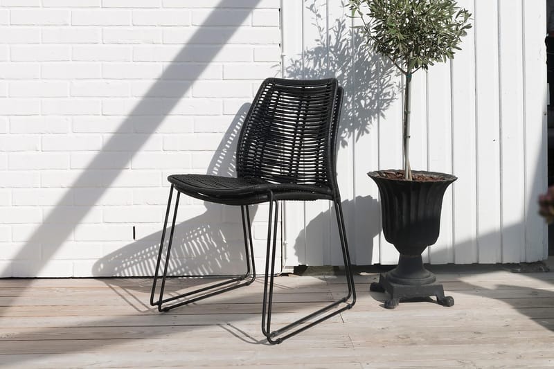 Hillerstorp Liljearp Tuoli Musta - Puutarhakalusteet - Puutarhatuoli - Ulkotilan ruokatuoli