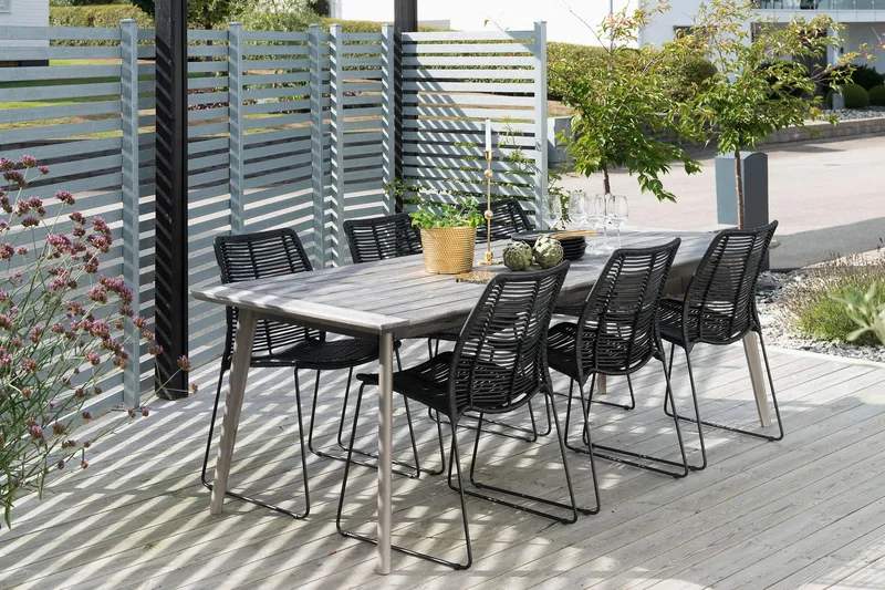 Hillerstorp Liljearp Tuoli Musta - Puutarhakalusteet - Puutarhatuoli - Ulkotilan ruokatuoli