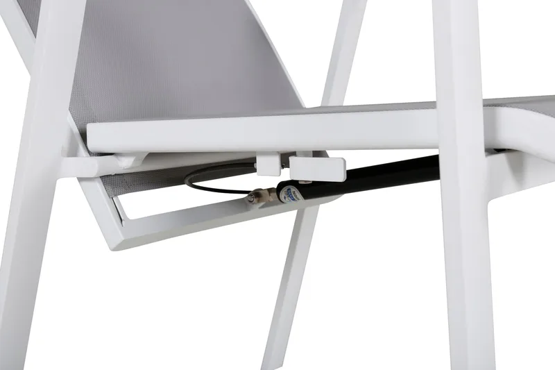 Käsinojallinen tuoli Copacabana Pinottava - Valkoinen - Puutarhakalusteet - Puutarhatuoli - Ulkotilan ruokatuoli