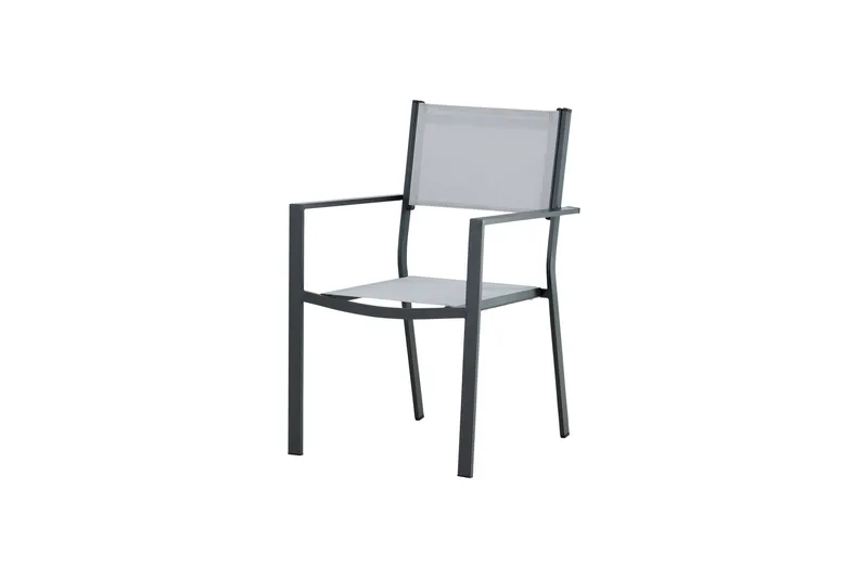 Käsinojallinen tuoli Copacabana Pinottava, Musta/Harmaa