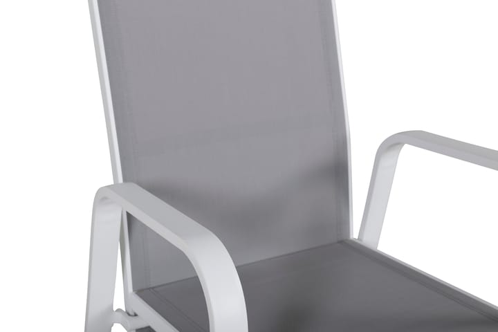 Käsinojallinen tuoli Copacabana Pinottava Valkoinen - Venture Home - Parveketuoli & taittotuoli ulos - Ulkotilan ruokatuoli - Karmituoli ulos