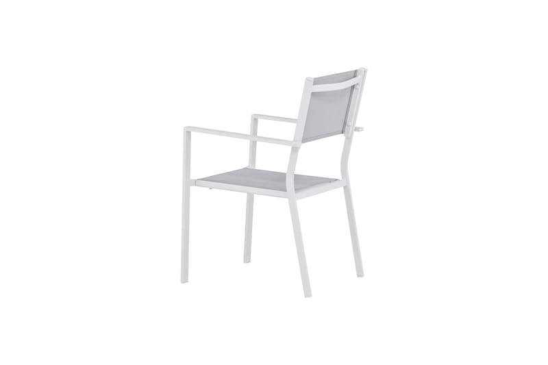 Käsinojallinen tuoli Copacabana Pinottava Valkoinen - Venture Home - Puutarhakalusteet - Puutarhatuoli - Ulkotilan ruokatuoli