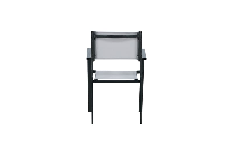 Käsinojallinen tuoli Copacabana Pinottava - Musta/Harmaa - Puutarhakalusteet - Puutarhatuoli - Ulkotilan ruokatuoli