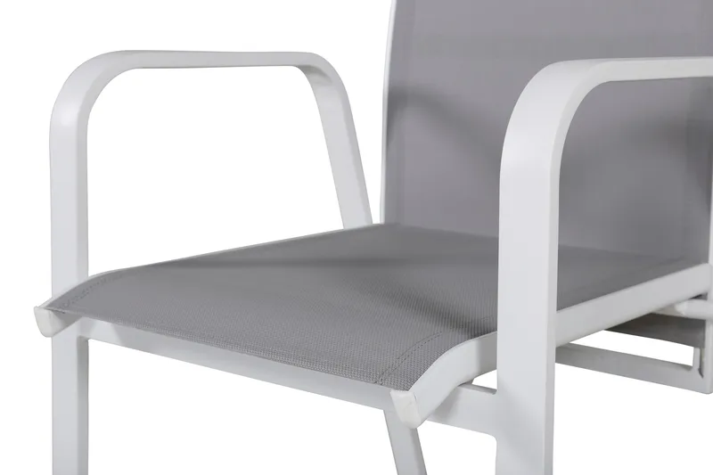 Käsinojallinen tuoli Copacabana Pinottava - Valkoinen - Puutarhakalusteet - Puutarhatuoli - Ulkotilan ruokatuoli
